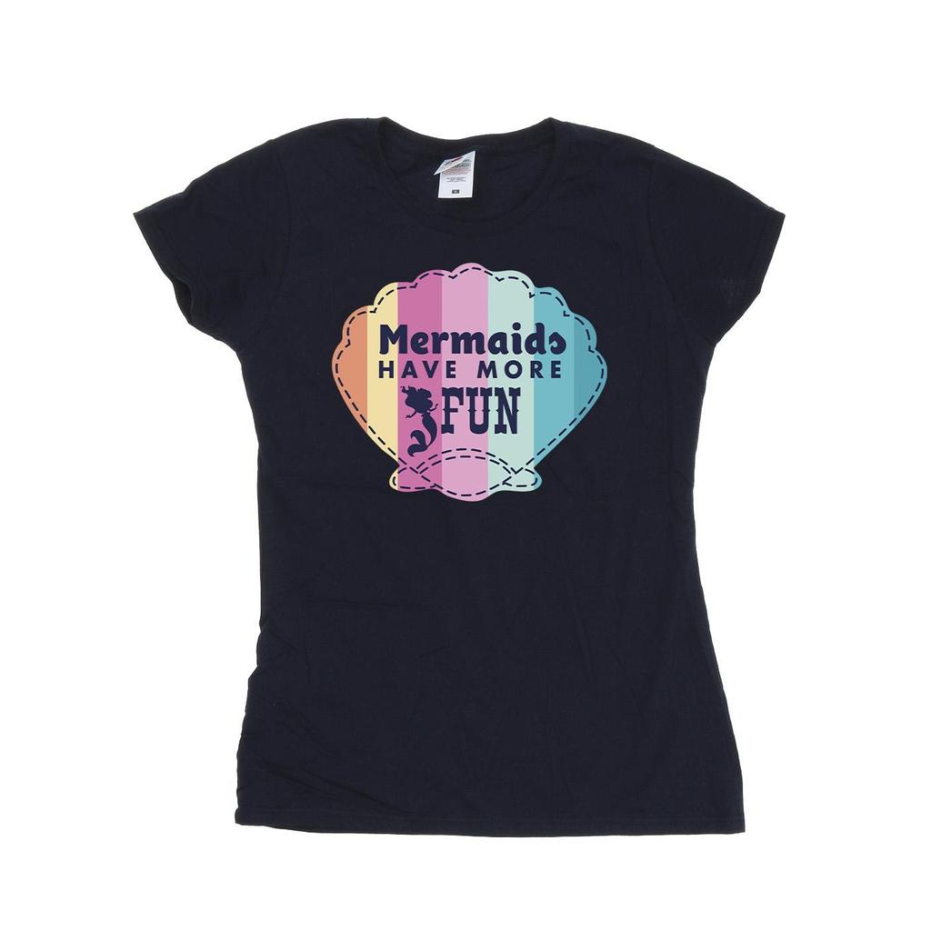 Disney Womens/Ladies The Little Mermaid Fun Cotton T-Shirt