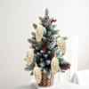 5Pcs Plastic Pine Cone Balls Hanging Pendants Small Christmas Ornament  Theme Party