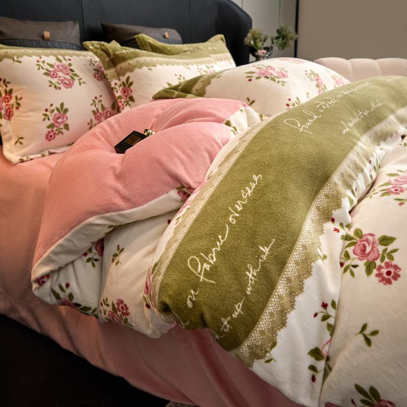 Fashion Leopard Milk Velvet Duvet Cover Girls Women Bedroom Queen King Comforter Cover Without Pillowcase Gray Quilt Covers 1Pc