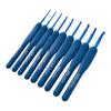 9Pcs Ergonomic Handle Crochet Hook 2MM-6MM Ergonomic Crochet Needle Long Handle Crochet Hook for Beginner Hobbyist