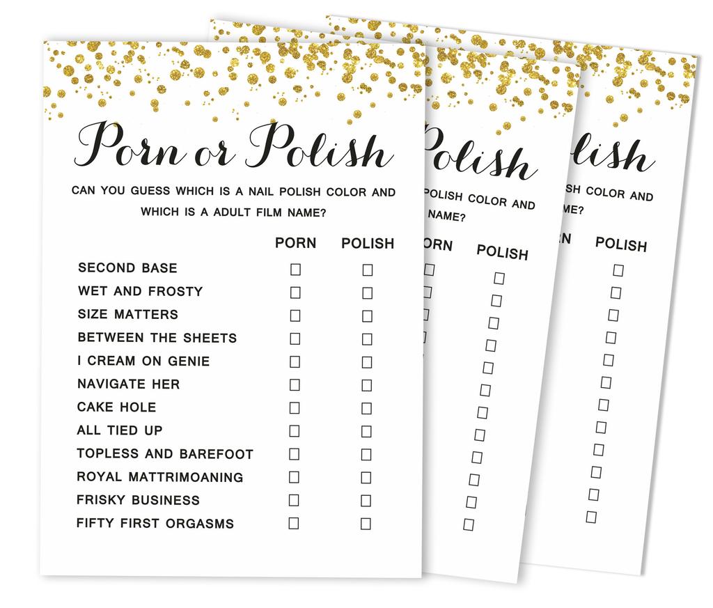 Inkdotpot Свадебный душ, девичник, вечеринка, пустые квадратные заполнения, идеи подарков 50A Gold