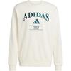 Adidas Letter Round Neck Long Sleeve Sweatshirt Men Sweatshirt Chalk-White KA0994