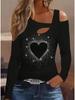 Women's New Casual  Long Sleeve Top  T Shirt  Blouse Female