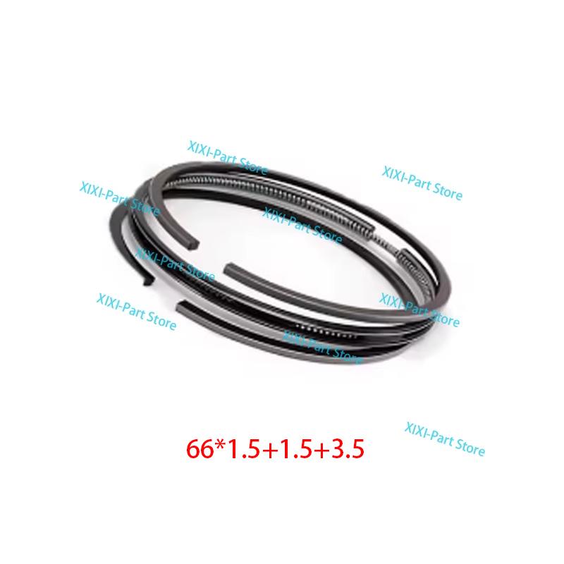 3TN66 For Yanmar Cylinder Head Gasket Full Gasket Kit Set Engine Piston Ring 66*1.5+1.5+3.5 Overhaul Rebuild Kit