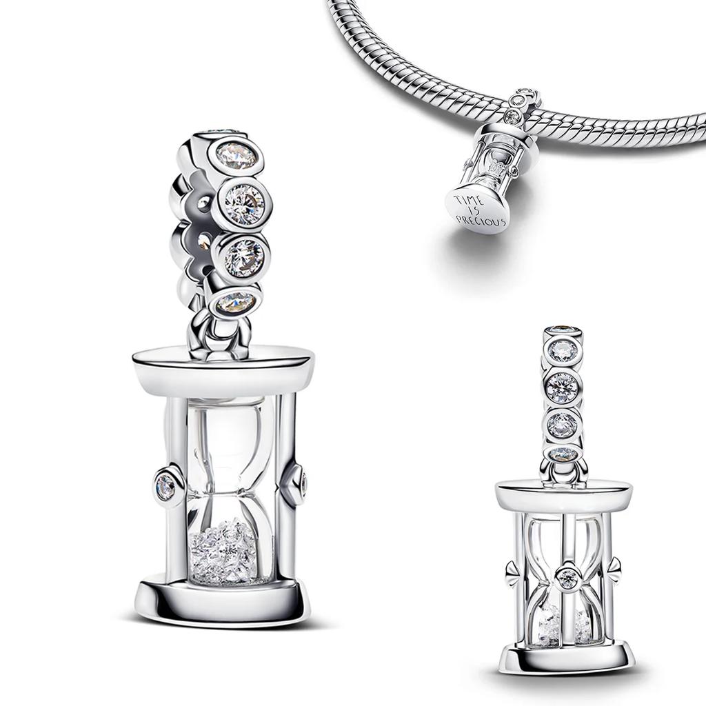 Аутентичные Медные Золотистые Круглые Шармы Лошадь Лев Замок Бусины Браслет Ожерелья Женский Рождество Хэллоуин DIY Подарок