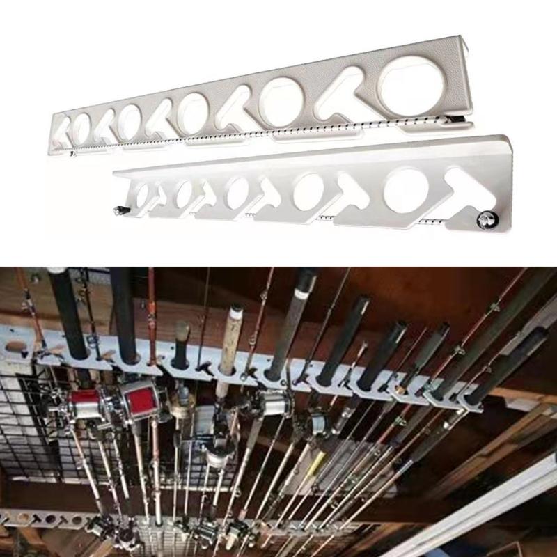 Подставка для удилищ на 10 удилищ, стойка для хранения, горизонтальная, часть для рыбалки