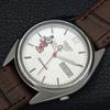 Seiko 5 АВТОМАТИЧЕСКИЕ ВИНТАЖНЫЕ ЯПОНСКИЕ 7019A МУЖСКИЕ ЧАСЫ С СЕРЕБРИСТЫМ ЦИФЕРБЛАТОМ a700595-5 R203-a700595