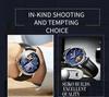Tevise Luxury Men's Automatic Mechanical Watch - Tourbillon Moonphase with Luminous Hands, Genuine Leather Strap, Casual & Sport