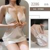 Sexy lingerie pure desire with chest pad lace hollow suspender small chest show big nightgown women