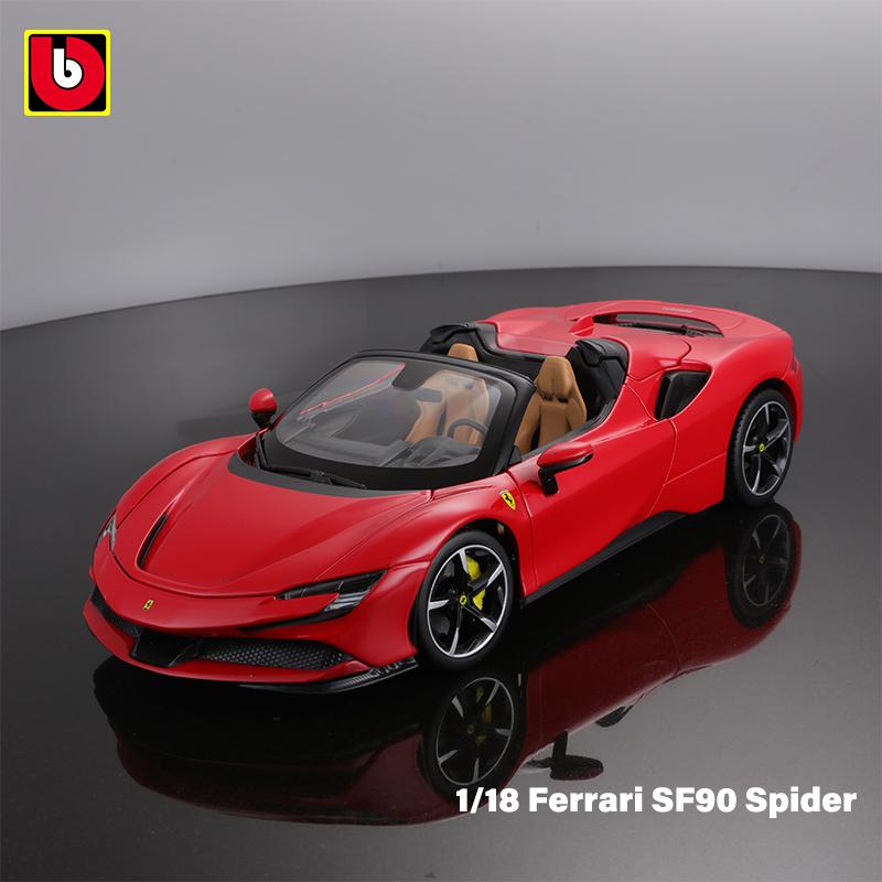 Ббураго 1:18 Ferrari SF90 STRADALE ASSETTO FIORANO №50 гоночная модель симулятор модель автомобиля сплав автомобиль игрушка коллекция