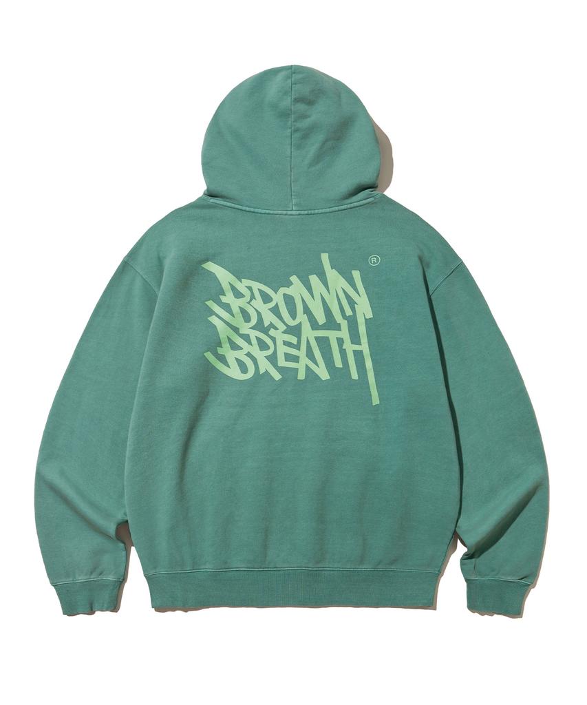 PIGMENT Tag Hoodie - Blue Green