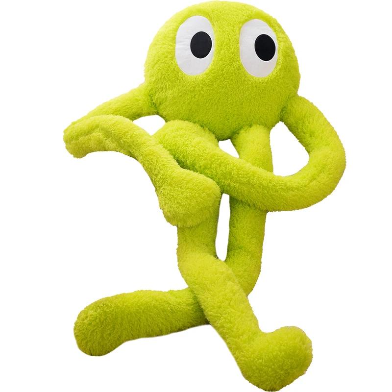 Cute Purple Green Octopus Plush Toy Stuffed Long Legs Octopus Doll Plush Animal Pillow Creative Gift Room Decor