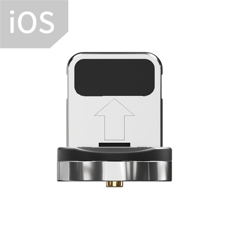 Вращающийся на 540° магнитный кабель для быстрой зарядки для устройств Apple и Type-C