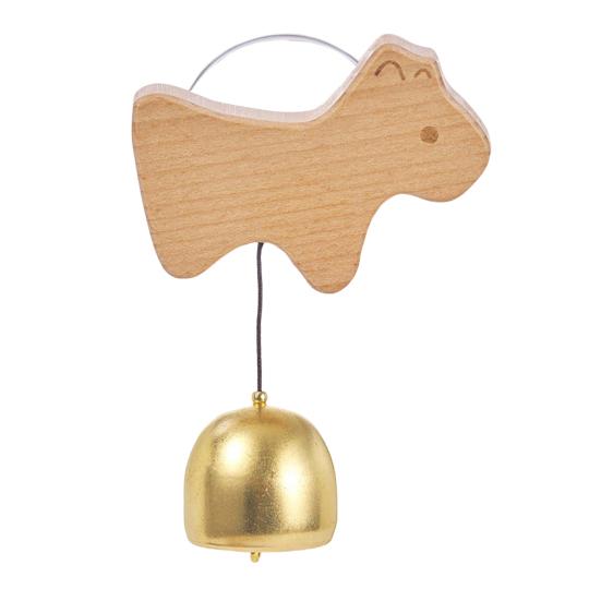 Деревянный дверной колокольчик Yousheng в форме животного, подвесной металлический колокольчик с присоской для входной двери дома, стены входа
