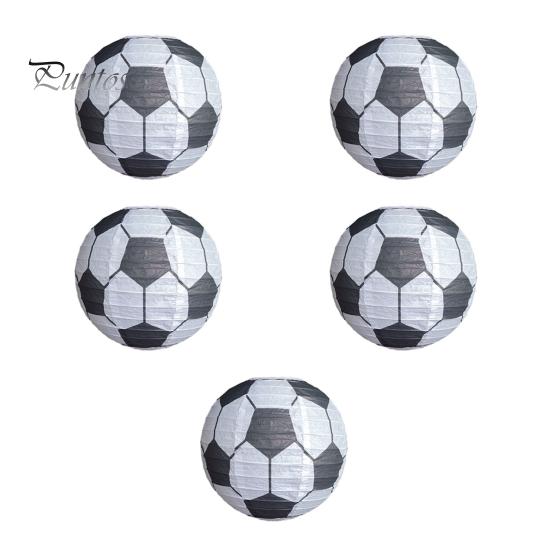 5 шт./компл., шикарные круглые, хорошее качество изготовления, баскетбольные фонарики, украшения, поддельные футбольные фонарики, подвески, домашний декор, вещи