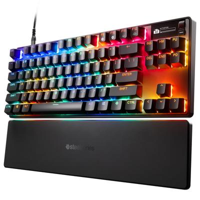 SteelSeries Rapid Tap Rapid Trigger Gaming Keyboard Tenkeyless Проводная японская раскладка Звукоизолированная конструкция Магнитный датчик Холла Переключатель OmniPoint