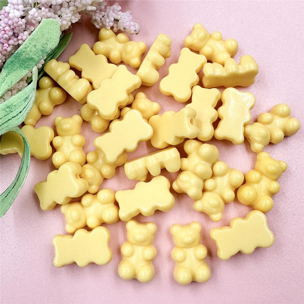 25 шт. материалы однотонный браслет медведь цепочка для мобильного телефона 11*18 мм DIY свободные бусины серьги ювелирные аксессуары модное изготовление