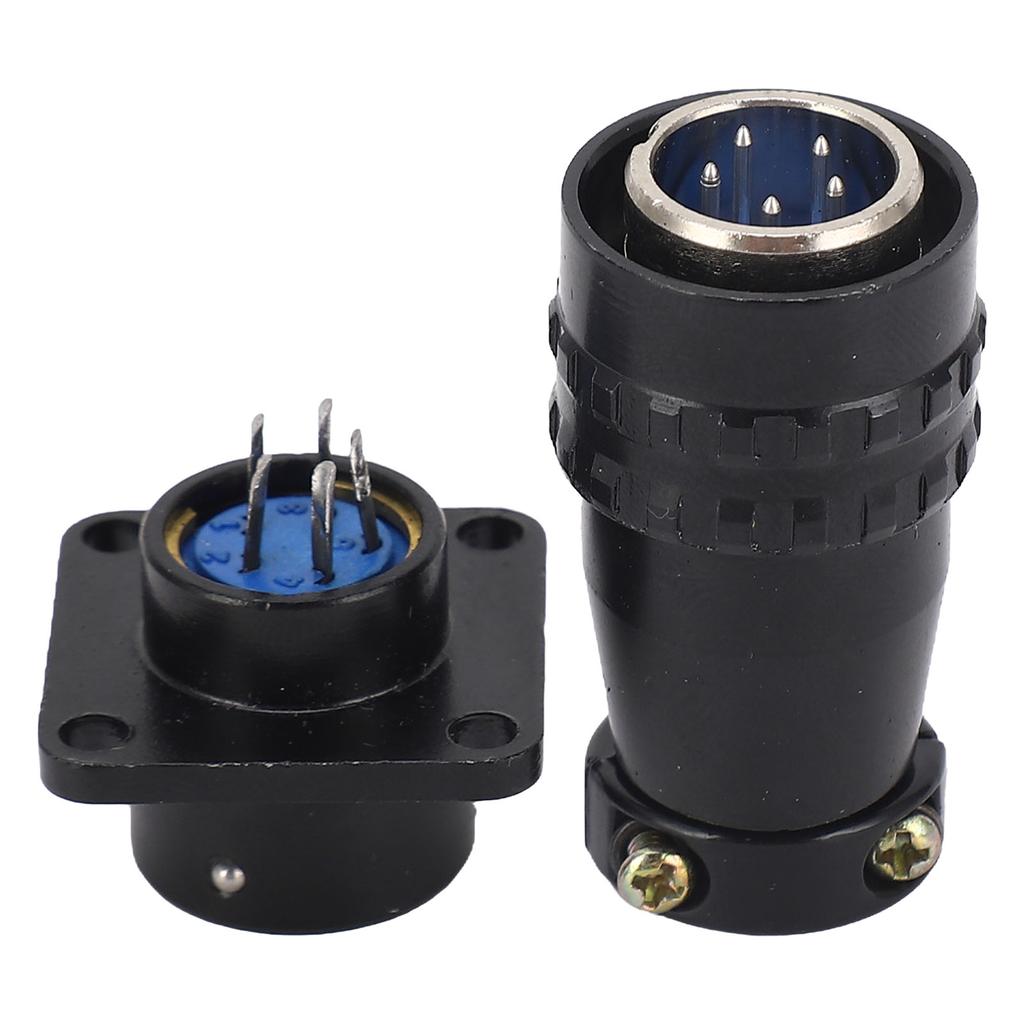 Авиационная вилка 5-контактный штекерный разъем гнездовой разъем латунный контакт AC 400V для питания