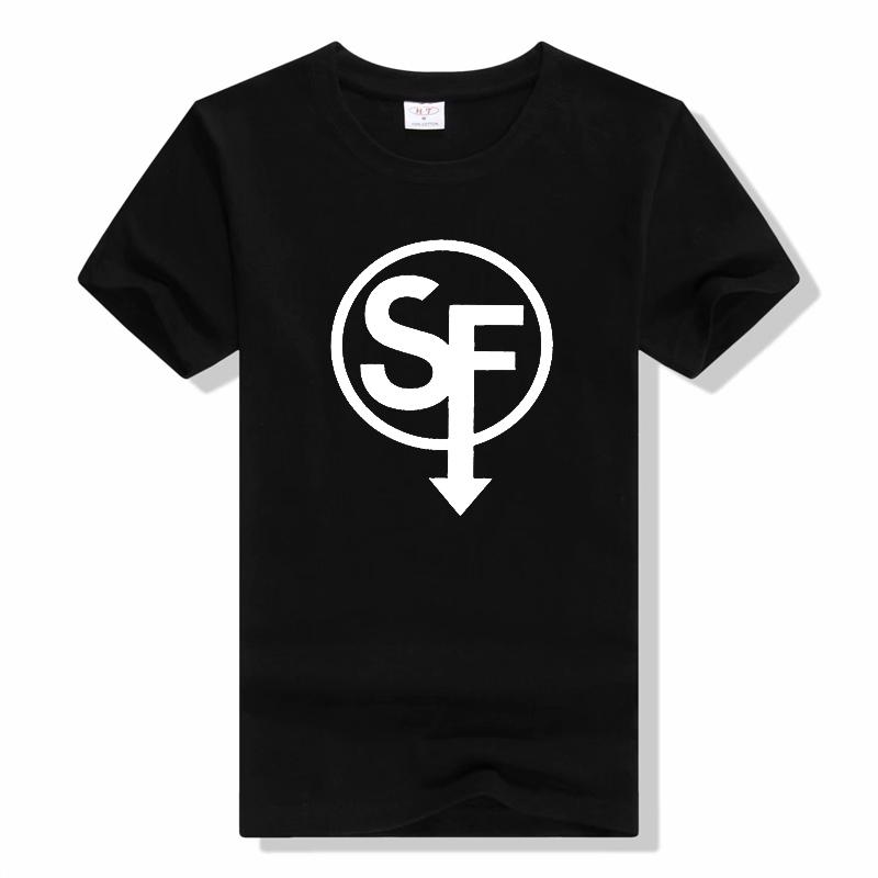 Sally Face Game Sanitys Falls T Shirt For Unisex Cotton T Shirt Sal Fisher Mask Larry Johnson Game Short Sleeve tees casual tee