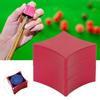 Universal Metal Snooker Pool Billiard Cue Tip Tips Table 3 Section Chalk Box Holder Accessoryred