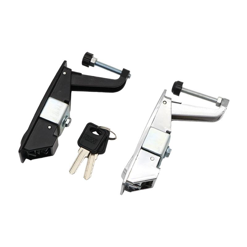 Premium Zinc Alloy Flat Lock with Push-Button Spring Mechanism for Mechanical Equipment, Cabinet Doors, and Electrical Boxes
