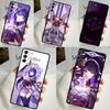 Genshin Impact Raiden Shogun Case For Samsung Galaxy S24 Ultra S22 Plus S20 S21 FE S8 S9 S10 Note 10 20 S23 Ultra Cover