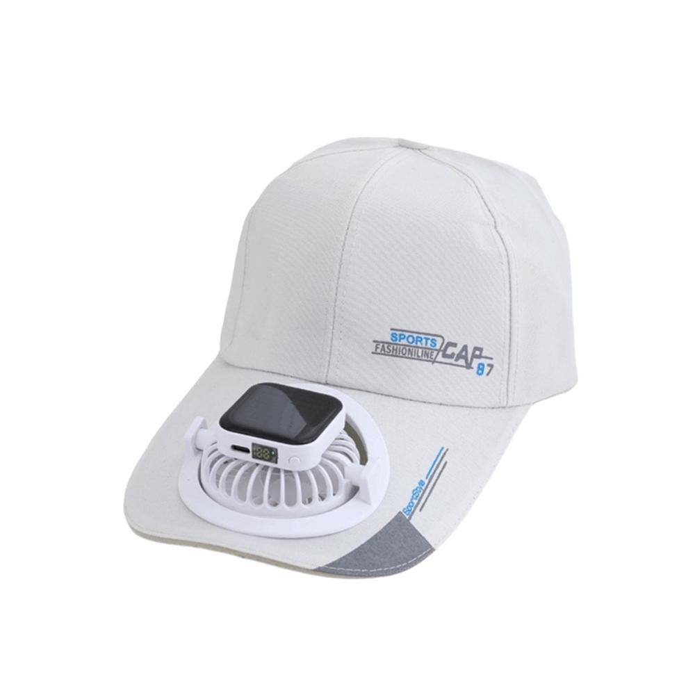 Breathable Solar Cooling Fan Hat Built-in Fan Fan Hat New Baseball Cap Outdoor