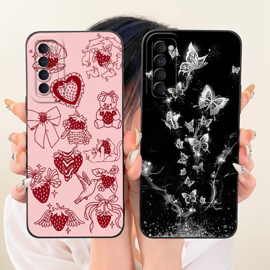 Cute Printed Phone Case For OPPO Reno4 Pro / Reno4 Soft Silicone Shockproof Cases For Oppo Reno 4 4Pro 4G Covers Bumpers
