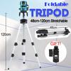 48-120cm Foldable Tripod Alloy 3 Feet With Adapter For Laser Leveling Tools New