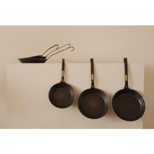 Turk Classic Frying Pan No. 6, 28cm, Hammered Iron Frying Pan, Induction Compatible