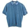 Продукция Champion 90-х годов Старая футболка-поло с коротким рукавом M Синяя Мужская Б/у