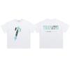 Cross-border new graffiti letter printing European and American street trendy brands loose and versatile casual men's and women's short-sleeved round