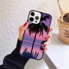Пальмы небо мягкий Чехол для телефона Cover Для iPhone 17 Air 16 15 14 12 13 Pro Max Plus coque Shell Fundas