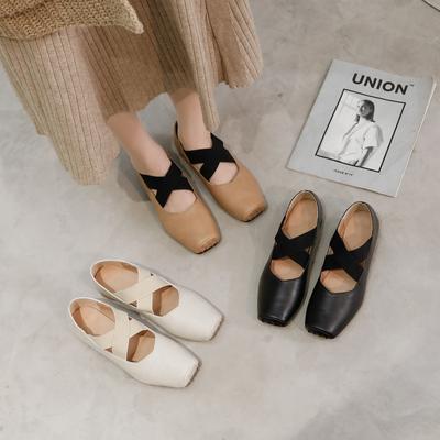 Новогодние балетки с квадратным носком, плиссированные туфли в стиле ретро, толстые каблуки, женская обувь Мэри Джейн