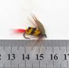 MNFT 6PCS 10# Flies Lure bee fishing Yellow and Black Bumble Bee Fly Insect Artificial Fishing Bait Dry Fly for Trout Fishing