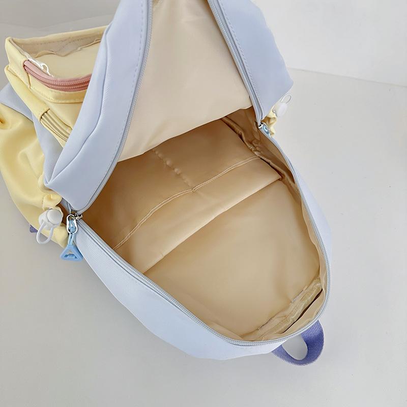 Новый рюкзак, высокая ценность для учеников начальной и средней школы, милый школьный рюкзак для учеников средней школы, большой вместимости, повседневный, простой