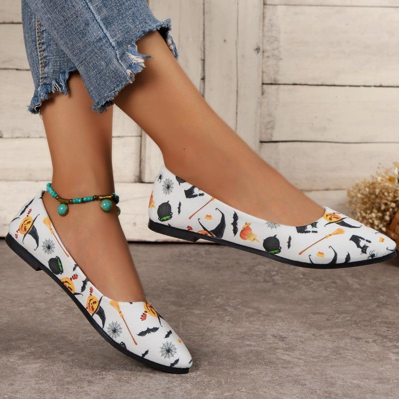 Модные женские туфли больших размеров, женские туфли на плоской подошве, горячая распродажа, повседневные туфли на плоской подошве, женские туфли с острым носком и мелкой мягкой подошвой