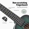 Donner Ukulele Concert Beginner 23 высококачественных полированных аксессуаров, включая мягкий чехол и зеленый набор, дюймы, дерево, отделка, тюнер из 6 предметов,