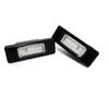 2 Pcs/set LED License Plate Light For Peugeot Citroen Mercedes