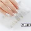 Трехмерная водонепроницаемая не требующая глажки гелевая пленка для ногтей полная наклейка весенне-летняя пленка для ногтей бумага пленка для ногтей бумага