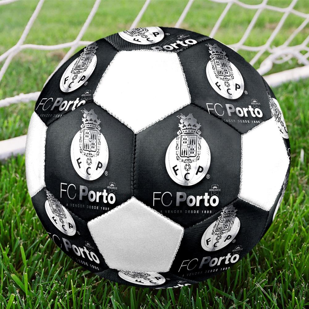 1PC FC Porto football size 5 soccer ball PrahaIndoor Soccer Ball Colorful All Ages Machine Stitched PVC Competition Ready Durable High-Bounce