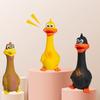 Latex Chicken Squeaky Dog Toy Funny Cartoon Duck Safe Non-Toxic Teething Toy Bite-Resistant Pet Interactive Toy Screaming Sound Pet Toys for Dogs