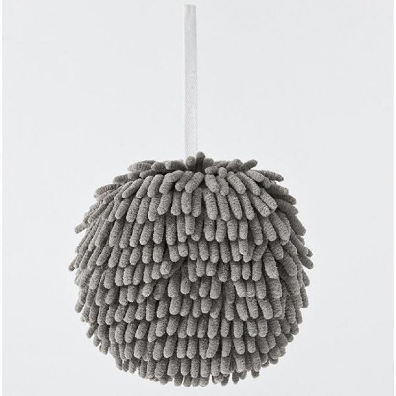 Быстросохнущие мягкие впитывающие полотенца из микрофибры полотенца для рук кухонное полотенце для ванной комнаты с шариками и петлями для подвешивания салфетка для уборки