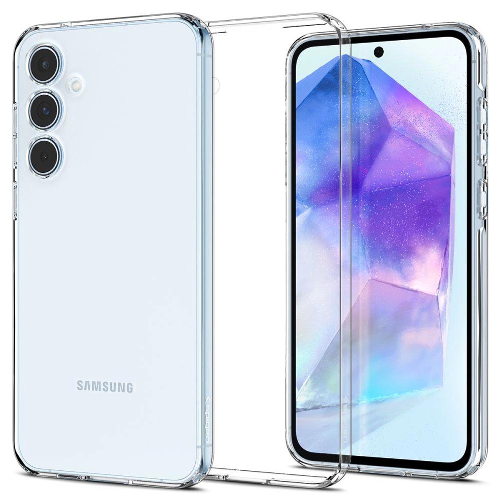 Spigen Liquid Crystal Case For Samsung Galaxy A55 5G - Transparent