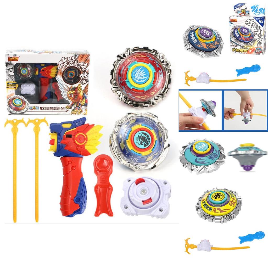 Захватывающий игровой набор Beyblade Burst с запускателями для эпических сражений и веселья в многопользовательском режиме