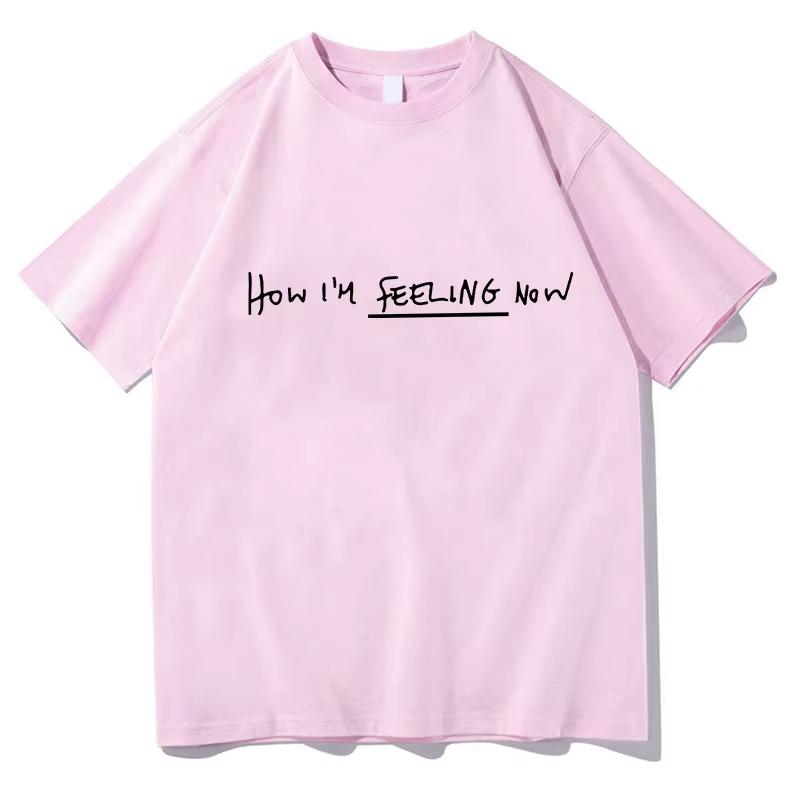 Charli Xcx How Im Feeling Now Album 2026 Printing Graphic T Shirts Unisex Y2K Gothic Round T-shirt Print Crew Neck Casual T Shirt