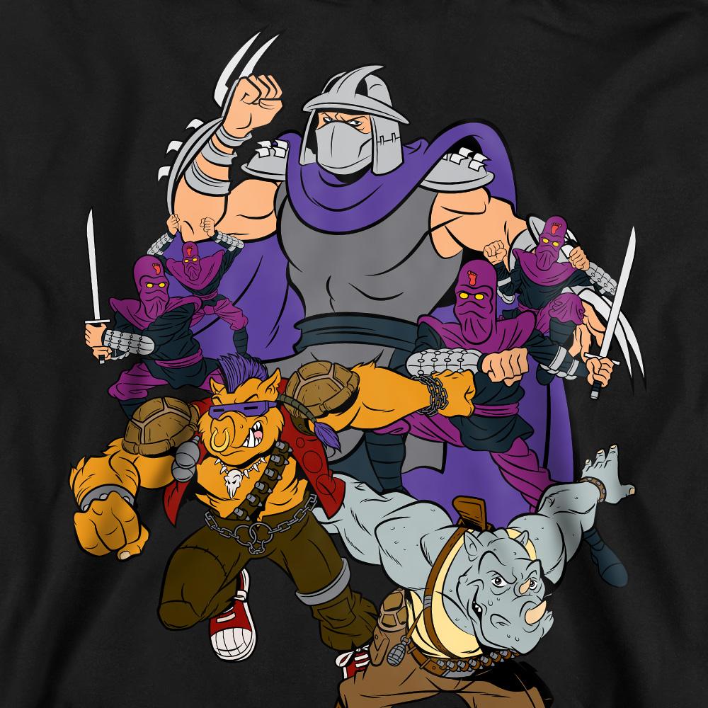 Teenage Mutant Ninja Turtles Унисекс Толстовка для взрослых Shredder и Клан Ног