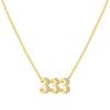 Orstarry S925 Silver Necklace Lucky Number 777 Necklace Minimal Plated Gold Jewelry For Birthday Celebration Gift