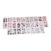 28pcs Halloween Tattoo Stickers Scar Pumpkin Pattern Waterproof Fake Tattoo Stickers