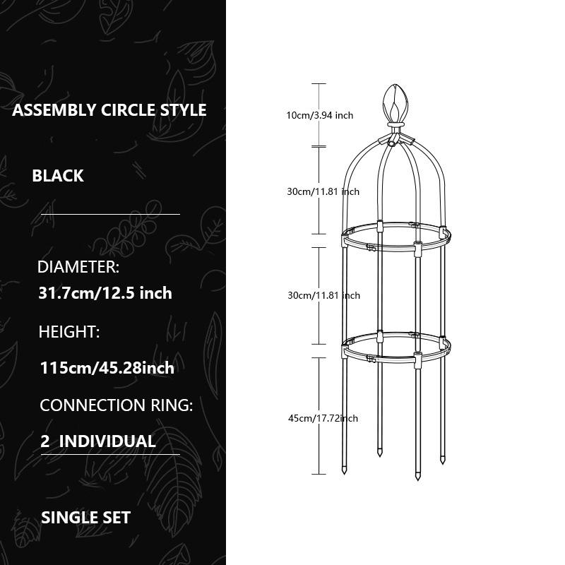 Опора для вьющихся растений, шпалера для улицы, башенный сад, опора для цветов, высокая рама для поддержки горшечных растений, опора для вьющихся цветочных лоз, сделай сам стойка